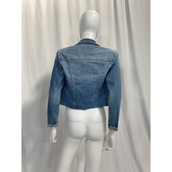 L'Agence 'Janelle' Blue Slim Undone Jacket Size XS - Picture 3 of 5
